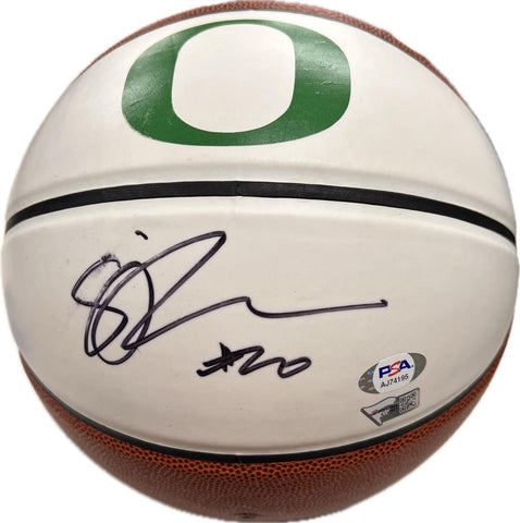 SABRINA IONESCU Signed Spalding Basketball PSA/DNA Fanatics Autographed Oregon D