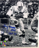 Lenny Moore Autographed 8x10 Photograph (JSA COA)