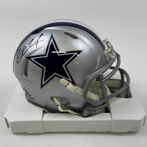 Autographed/Signed Zack Martin Dallas Cowboys Mini Helmet Beckett BAS COA