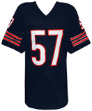 Olin Kreutz Signed Navy Custom Football Jersey w/6x Pro Bowl - (SCHWARTZ COA)