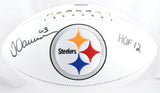 Dermontti Dawson Autographed Pittsburgh Steelers Logo Football HOF - Prova