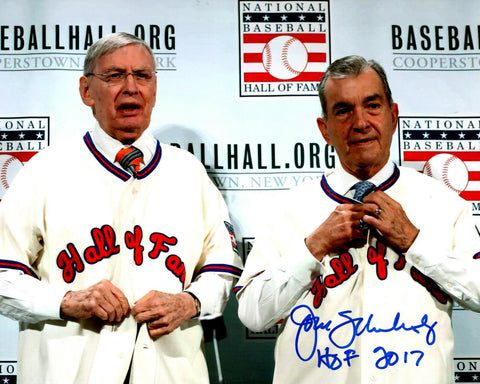 Braves JOHN SCHUERHOLZ Signed 8x10 Photo #6 AUTO w/ "HOF 2017" -