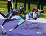 CeeDee Lamb Autographed Dallas Cowboys TD Vs Vikings 8X10 Photo-Fanatics *Black