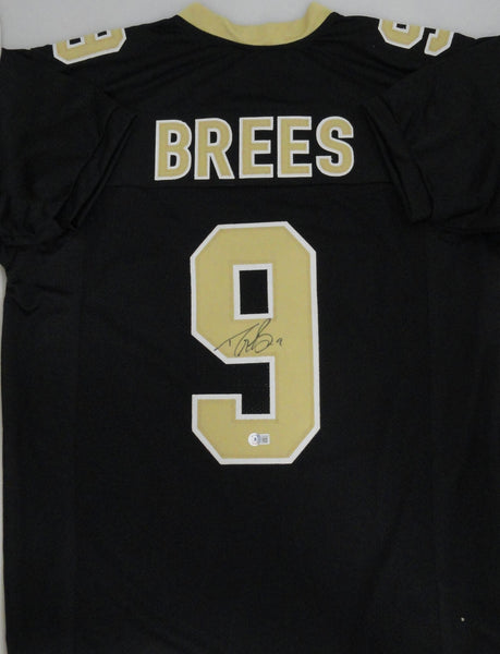 Saints Quarterback DREW BREES Signed Custom Replica Jersey AUTO - BAS