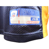 Jake Plummer Signed Broncos Reebok 48 Blue Jersey Beckett 45068