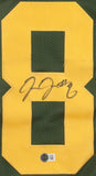 Josh Jacobs Signed Green Bay Packers Color Rush Jersey (Beckett) Alabama R.B.