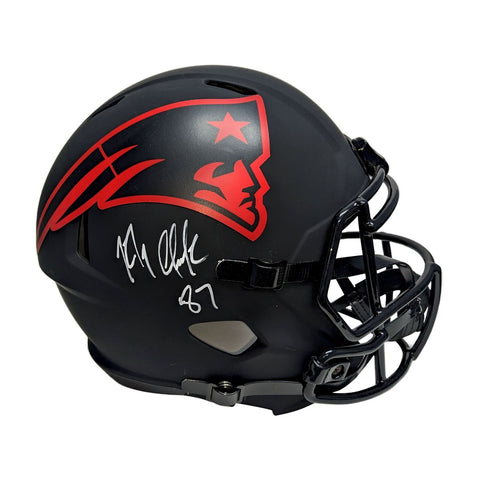 Rob Gronkowski Autographed New England Pats Eclipse Replica Full Size Helmet-PSA