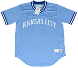 GEORGE BRETT AUTOGRAPHED KANSAS CITY ROYALS #5 THROWBACK NIKE JERSEY BECKETT