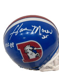 Haven Moses Autographed Denver Broncos "D" Mini Helmet "ROF 88" | JSA COA