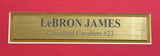 LeBron James Autographed Framed 6x9 Photo Cavs Gem 10 Auto UDA Holo & Beckett