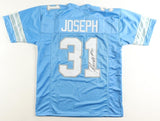 Kerby Joseph Signed Detroit Lions Jersey (JSA) 2022 3rd Rnd Draft Pick/ Illinois