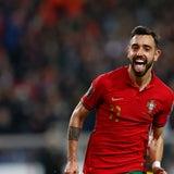 Bruno Fernandes Signed Team Portugal Puma Soccer Jersey (Beckett) Mid Fielder