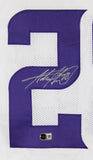 Adrian Peterson Authentic Signed White Pro Style Jersey BAS Witnessed 3