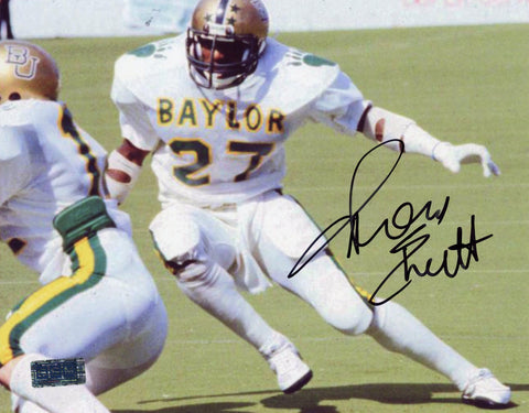 THOMAS EVERETT AUTOGRAPHED SIGNED BAYLOR BEARS 8x10 PHOTO COA