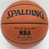 Dave DeBusschere Autographed NBA Leather Game Basketball Knicks JSA #AV29199