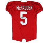 Darren McFadden Signed Arkansas Custom Red Jersey