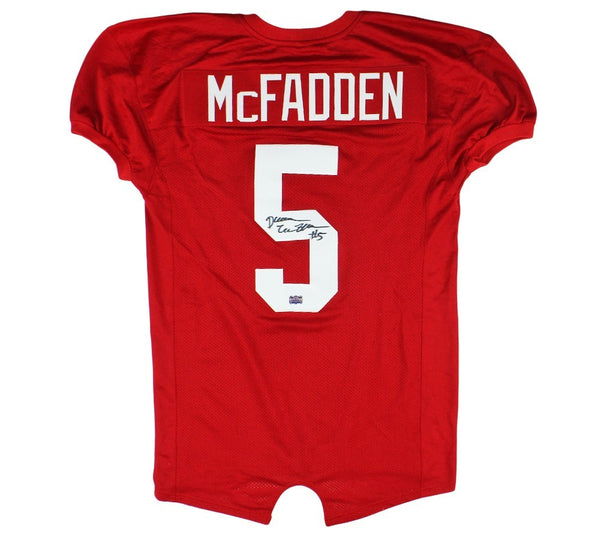 Darren McFadden Signed Arkansas Custom Red Jersey