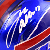 Josh Allen Autographed Buffalo Bills Flash Speed Mini Helmet-Beckett W Hologram