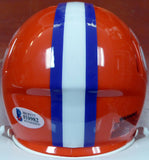 DESHAUN WATSON AUTOGRAPHED CLEMSON ORANGE SPEED MINI HELMET BECKETT 113704