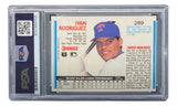 Ivan Rodriguez Signed 1991 Leaf #289 Texas Rangers Rookie Card PSA/DNA