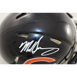 Mike Singletary Autographed/Signed Chicago Bears Mini Helmet Beckett WIT 58587