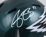 AJ Brown Signed Philadelphia Eagles Speed Mini Helmet-Beckett W Holo *White thin