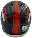 Patrick Surtain II Autographed Denver Broncos Football Mini Helmet Beckett
