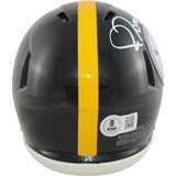 Jerome Bettis Autographed Pittsburgh Steelers Mini Helmet Beckett Witness 51638