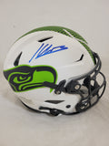 KENNETH WALKER III SIGNED SEAHAWKS LUNAR ECLIPSE SPEEDFLEX AUTHENTIC HELMET BAS