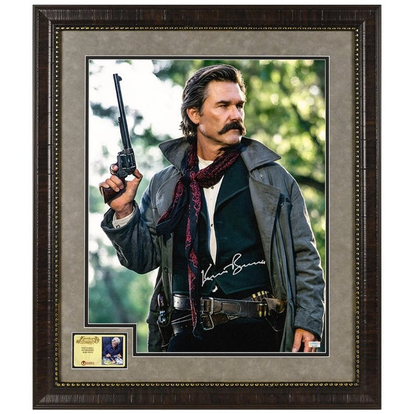 Kurt Russell Autographed Tombstone Wyatt Earp 16x20 Framed Photo