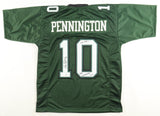 Chad Pennington Signed Marshall Thundering Herd Jersey / Twice Inscribed (JSA)