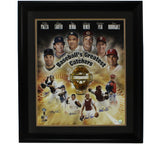 Baseballs Greatest Catchers Signed Framed 20x24 MLB Photo/Piazza, Berra, Bench