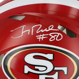 Jerry Rice San Francisco 49ers Signed Riddell Flash Speed Authentic Helmet