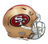 John Taylor Signed San Francisco 49ers Speed Authentic NFL Helmet