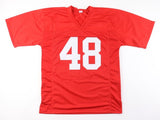 Brian Baschnagel Signed Ohio State Buckeyes Jersey (JSA COA) Chicago Bears W.R.