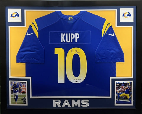 Cooper Kupp LA Rams Signed Super Bowl MVP Autograph Nike Jersey Framed Fanatics