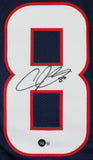 Andre Johnson Authentic Signed Navy Blue Pro Style Jersey BAS Witnessed