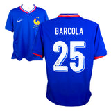 Bradley Barcola Signed France Soccer Jersey #25 with Beckett COA