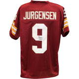 Sonny Jurgensen Autographed/Signed Pro Style Size XL Red Jersey JSA 57030