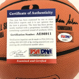 Stephen Curry & Joe Montana Signed Basketball PSA/DNA Autographed Golden State W