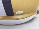 DILLON JOHNSON AUTOGRAPHED WASHINGTON GOLD FULL SIZE HELMET MCS HOLO 222072