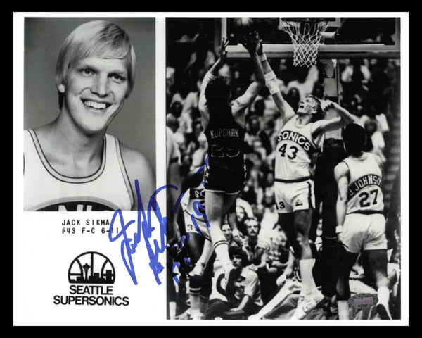 Jack Sikma Autographed Signed 8x10 Photo Seattle Supersonics MCS Holo #87430