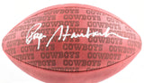 Roger Staubach Autographed Dallas Cowboys Showcase Duke Football- Beckett W Holo