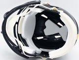 HINES WARD AUTOGRAPHED STEELERS BLACK SPEED MINI HELMET BECKETT WITNESS 241386