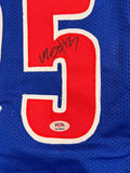 Marcus Sasser signed jersey PSA/DNA Detroit Pistons Autographed
