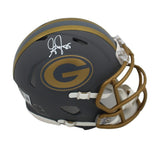 Greg Jennings Signed Green Bay Packers Speed Slate NFL Mini Helmet