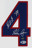 Rangers Nolan Ryan "HOF 99" Signed Nike White Cooperstown Collection Jersey BAS