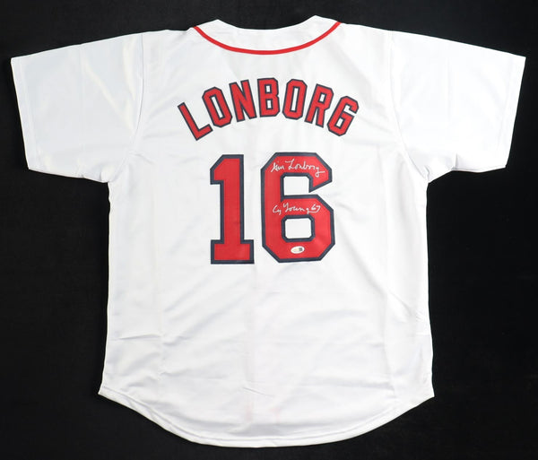 Jim Lonborg Signed Boston Red Sox Jersey Inscribed "CY Young 67" (JSA Scan Holo)