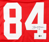 Brent Jones Signed San Francisco 49ers Jersey (Beckett) 3xSuper Bowl Champ / T.E