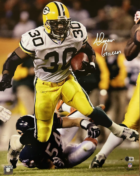 AHMAN GREEN - Green Bay Packers - Signed 16x20 Photo AUTO #5 - BAS